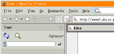 rein06 を適用したうちの Mozilla Firefox のスクリーンキャプチャのサムネイル
