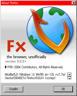 scragz 版0216のAbout Mozilla Firefox のスクリーンキャプチャ